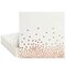 50 Pack Rose Gold Party Napkins - Disposable Dinner Napkins for Wedding, Baby Shower, Birthday Party (6.5x6.5 In)